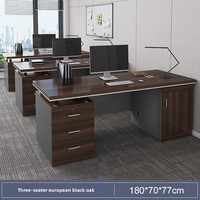 LBZ-154X Ensemble bureau et chaise de bureau en pierre moderne au design épuré pour les travailleurs et les cadres