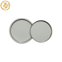 Couvercle intérieur à sertir facile à ouvrir en fer blanc de 73 mm, non rechargeable, pour tube en carton chimique, avec impression personnalisée