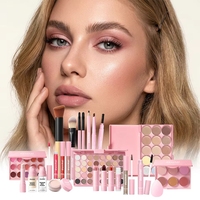 Set Kosmetik Lengkap Danchel untuk Pemula, Semua dalam Satu: Lip Concealer, Pensil Alis, Palet Makeup, Perlengkapan Kecantikan Wajah, Grosir