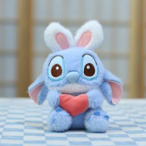 Llavero de peluche de <span class=keywords><strong>Lilo</strong></span> & Stitch, adorable colgante de juguete de peluche de Stitch y <span class=keywords><strong>Angel</strong></span> con orejas de conejo para regalo de niñas - Product Image 5