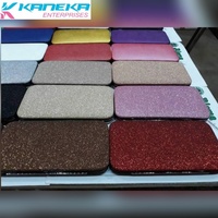 Pince à cils professionnelle Kaneka Enterprises KE-541225 Sky White haute précision pour volume, pointe en L, en acier inoxydable