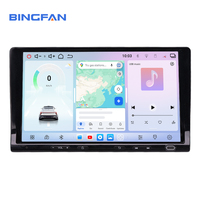 Système Android 15 authentique, CarPlay sans fil, Android Auto, DSP 8 cœurs, Radio 4G+WIFI, Lecteur de navigation GPS avec bouton inférieur
