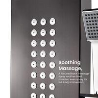 Panneau de douche en acier inoxydable 304, douche à effet pluie et cascade, ensemble de douche pour salle de bain, systèmes de douche, montage mural