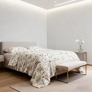 Nouveauté : Tissu de drap de lit en microfibre brossée 100 % polyester, textiles de maison, toucher coton, rouleaux de tissus imprimés pour draps - Product Image 6