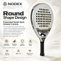 Raquette de padel professionnelle de qualité tournoi, en fibre de carbone argentée 18K, noyau EVA, fabrication OEM personnalisée en gros