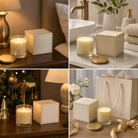 Op maat gemaakte cadeaudoos met sojabonen aromatherapie geurkaars met stijlopties voor thuisdecoratie - Thanksgiving & Kerstmis