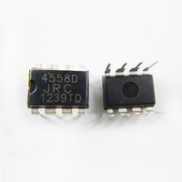 EW-AMPLIFICADOR DE Doble dispositivo, original, 4558 4558d IC, ircuit 4558 4558d