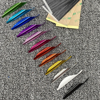 Nouvelle conception Aile de rotation spirale pour tir à l'arc de 1,69/1,89 pouces avec ruban adhésif, accessoires de flèches pour la chasse et le tir à l'arc DIY