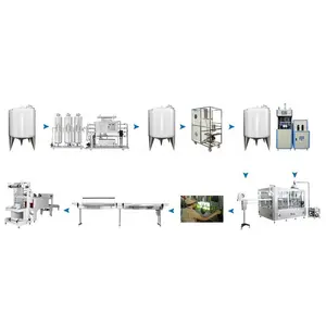 Mineraalwater Plant Project Drinkwater Zuivering En Bottelen Plant Water Productie-apparatuur