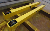 Nouvelle grue à poutre simple électrique de type 5T pour les ateliers de fabrication d'acier