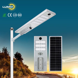 Nhôm cảm biến chuyển động dẫn năng lượng mặt trời đèn đường mới nóng bán 300W 400W 500W 800W đường cao tốc năng lượng mặt trời dẫn ánh sáng đường phố - Product Image 1