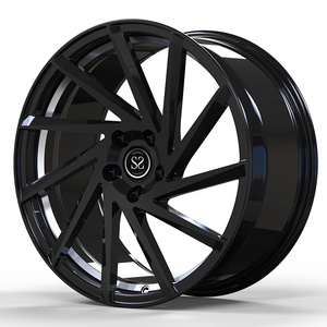 21x10 ET25 Jantes forgées 1-PC noir brillant sur mesure pour <span class=keywords><strong>Audi</strong></span> <span class=keywords><strong>Q6</strong></span> 2021 <span class=keywords><strong>2022</strong></span> - Product Image 4