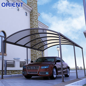 Abri de <span class=keywords><strong>voiture</strong></span> autoportant à montage facile, pour une seule <span class=keywords><strong>voiture</strong></span>, avec structure en alliage d'aluminium et panneaux PC arqués - Product Image 6