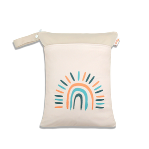Bolsa de Fraldas para Bebê Bolsa de Armazenamento Portátil para Fraldas Separação de Seco e Molhado Bolsa Impermeável - Product Image 5
