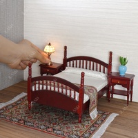 ILAND – papier peint et revêtement de sol pour maison de poupée Miniature, Mini papier peint épaissi pour maison de poupée 1/12 1/6 avec rayures 3D en relief