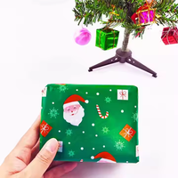 Père Noël Joyeux Noël Emballage cadeau floral Papier d'art de fleur non couché Papier crêpe Doublure intérieure Poire de neige écologique