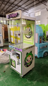 Máquina recreativa de grúa de videojuegos a monedas, de diseño moderno, equipo de juego exclusivo para niños, construcción metálica, regalo para niños - Product Image 6