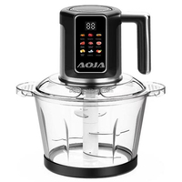 Machine à Fufu Électrique Multifonctionnelle 6L en Acier Inoxydable, Hachoir à Viande Domestique, Mixeur Culinaire et Déchiqueteur avec Moteur en Cuivre