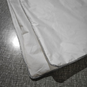 Federa in Puro Cotone Anti-piuma, Traspirante e Confortevole, Stile Hotel Tutto Cotone - Product Image 2