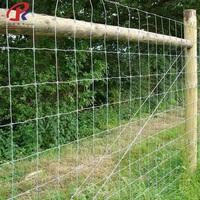 Barrière de sécurité de protection, utilisation de panneaux de fer galvanisé à chaud, clôture de champ pour chevaux, bovins, cerfs