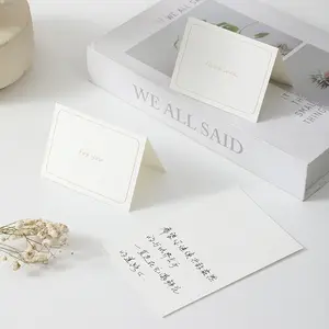 사용자 정의 하이 퀄리티 인사말 카드 인쇄 결혼식 생일 수제 인사말 카드