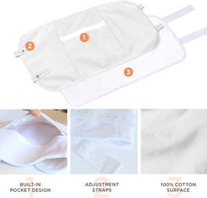 4 Gói Tái Sử Dụng Hữu Cơ Dầu Thầu Dầu Gói Kit Cho Eo Và Cổ Bọc Với Có Thể Điều Chỉnh Dây Đeo Túi Gan Detox Aid Ngủ constipati - Product Image 2