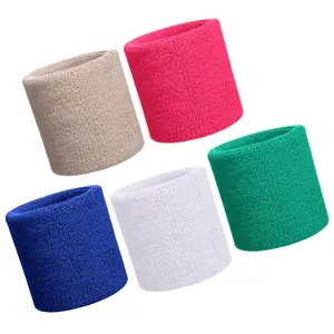 Promotion Comfortable sport breathable Sweat-absorbent cotton giveaway wrist bands of tennis,badminton,volleyball,padel ETC