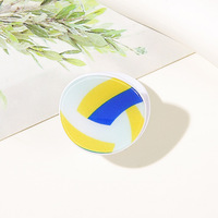 Pince à cheveux créative et mignonne en forme de ballons de sport (football, basketball, volleyball, tennis) pour queue de cheval, pince requin, accessoire capillaire pour fille