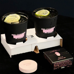 Custom Print Logo 12oz 16oz Lined Coffee Paper Cups for Hot Drink Disposable Biodegradable White Paper Water Cup