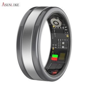 Anillo Inteligente R18 Compatible con Android, Monitor de Ritmo Cardíaco, Presión Arterial, Oxígeno en Sangre, Sueño, Podómetro, Más Funciones Deportivas, con Carga - Product Image 4
