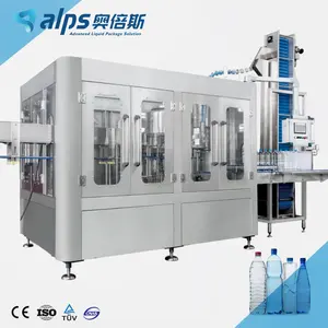 Automatic Bottle Filling Labeling Sealing Energy Drinks Liquid Wine Beer Packaging Bottling Filling Machine