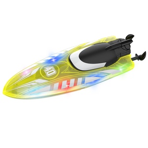 Flytec V777 <b>Mini</b> LED RC Boat 2.4GHz Remote Control Stunt Boat Self Righting Double Sided Waterproof Rechargeable Toy - Product Image 1