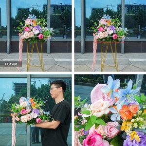 ดอกกุหลาบหลากสีพาสเทลสำหรับตกแต่งงานแต่งงาน งานเลี้ยง งานจัดเลี้ยง ขายส่งจากโรงงาน ผลิตจากผ้าไหมเทียมคุณภาพสูง - Product Image 2