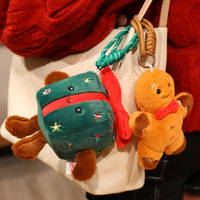 Boîtes cadeaux personnalisées en forme d'arbre de Noël et de pain d'épices, jouets en peluche de la série Noël pour cadeaux de Noël
