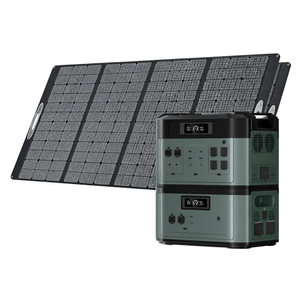 Kit de Estación de Energía Solar de 3000W, Estación de Energía Portátil de Silicio Monocristalino para el Hogar, Camping y Emergencias - Product Image 1