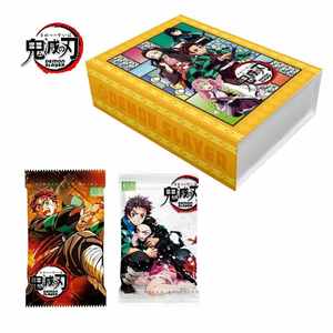 Cartes à collectionner <span class=keywords><strong>Demon</strong></span> <span class=keywords><strong>Slayer</strong></span> 2025, cartes métalliques rares Kimetsu No Yaiba, cartes à jouer Tanjirou Kamado, cadeaux pour enfants - Product Image 3