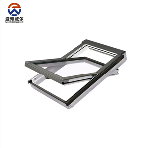 Fenêtre à auvent en alliage d'aluminium au design moderne, double vitrage, étanche, à ouverture par le haut, pour usage résidentiel - Product Image 2