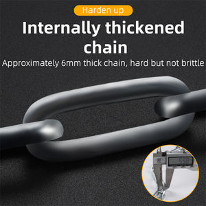 WEST BIKING Vélo 5 Serrures à code haute sécurité Chaîne antivol <span class=keywords><strong>Porte</strong></span> extérieure Moto Cyclisme Serrure robuste - Product Image 4