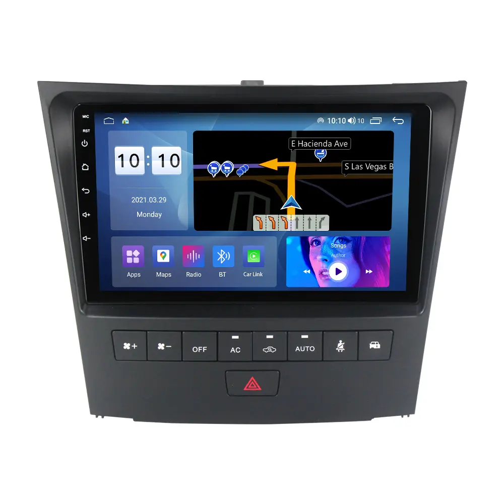 6 + 128GB Android 11 8 çekirdek araba-Lexus GS için android otomatik dvd OYNATICI oyna Lexus 400H 2004-2011 Video 4G araba radyo wifi BT RDS DSP