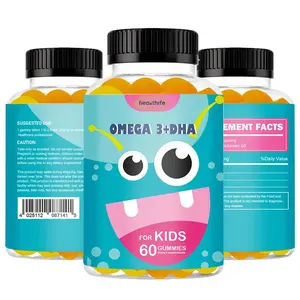 儿童健康生活欧米茄3 + DHA胶囊多欧米茄3软糖
