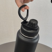 Botella de Agua con Aislamiento al Vacío de Doble Capa, de Acero Inoxidable 304, 800ml, 1000ml, 1200ml, con Tapa Libre de BPA, Mantiene la Temperatura de 6 a 12 Horas