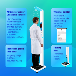 Appareil médical de mesure de la taille et du poids, balance ultrasonique de taille et de poids pour hôpital - Product Image 5