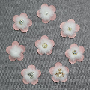 Aplique de Flores con Perlas Personalizadas, Brillantes, con Lentejuelas, Bordado a Mano en 3D, Decorativo, con Cuentas y Pedrería - Product Image 2