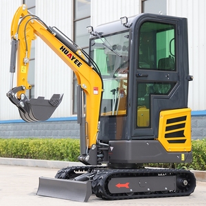 Mini Excavadora Hidráulica de 2 Toneladas, Excavadora de Orugas de 1.8 Metros, Maquinaria para Movimiento de Tierras, Retroexcavadora Multifuncional Portátil - Product Image 2