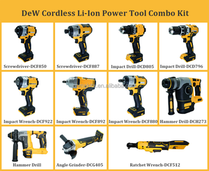 正品 20V 无绳电动工具套装 DW 电动工具组合套装，适用于美国和欧盟市场 - Product Image 5