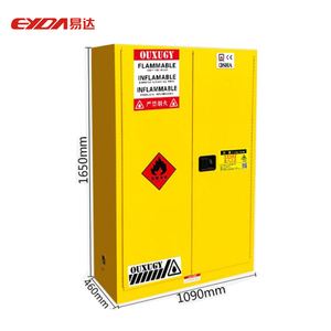 Yellow Cabinet for Chemical Storage
