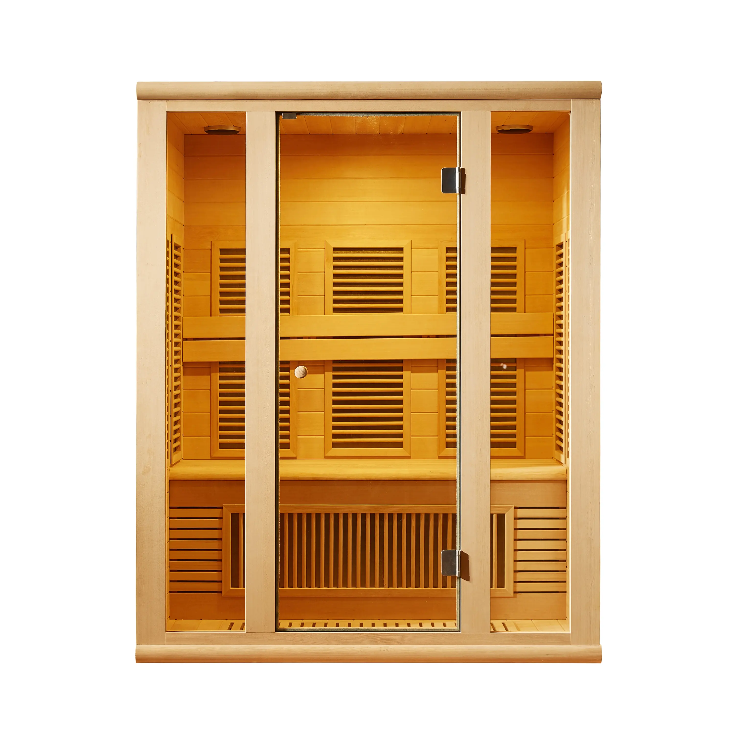 Mxda – Sauna infrarouge de haute qualité pour 2 ou 3 personnes, Style traditionnel, à vapeur sèche, pour la salle de bain à domicile, WS-1608SR