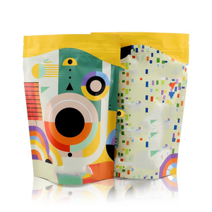 Wholesale Custom Abstract Patterns Mylar Ziplock <b>Bag</b> Moisture-Proof Smell Proof Stand up Pouch Zipper <b>Bag</b> 1/8 oz Factory Price - Product Image 1