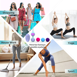 YLove Boules de Kegel lestées en silicone ABS, 10 modes de vibration, renforcement du plancher pelvien pour femmes, télécommande sans fil, IPX65 - Product Image 5