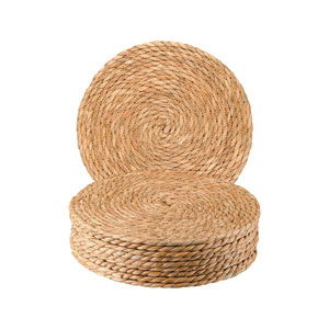 Woven Place Mats <b>Rattan</b> Plate Chargers Seagrass <b>Placemat</b> Woven <b>Placemats</b> Round <b>Rattan</b> Charger Plates <b>Rattan</b> <b>Placemats</b> Round - Product Image 1